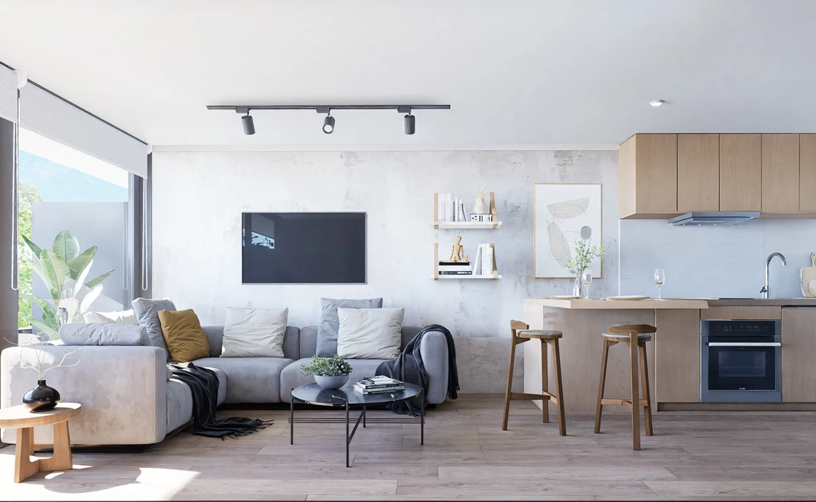 living cocina